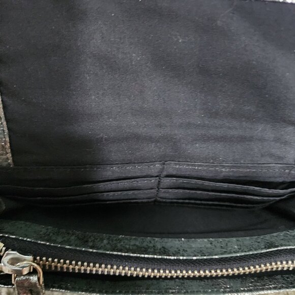 Latico Eloise Leather Wallet Distressed Platnium - Picture 5 of 11